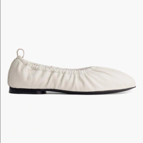 Rag & Bone Elly Ballet Flat in White - Picture 2 of 9